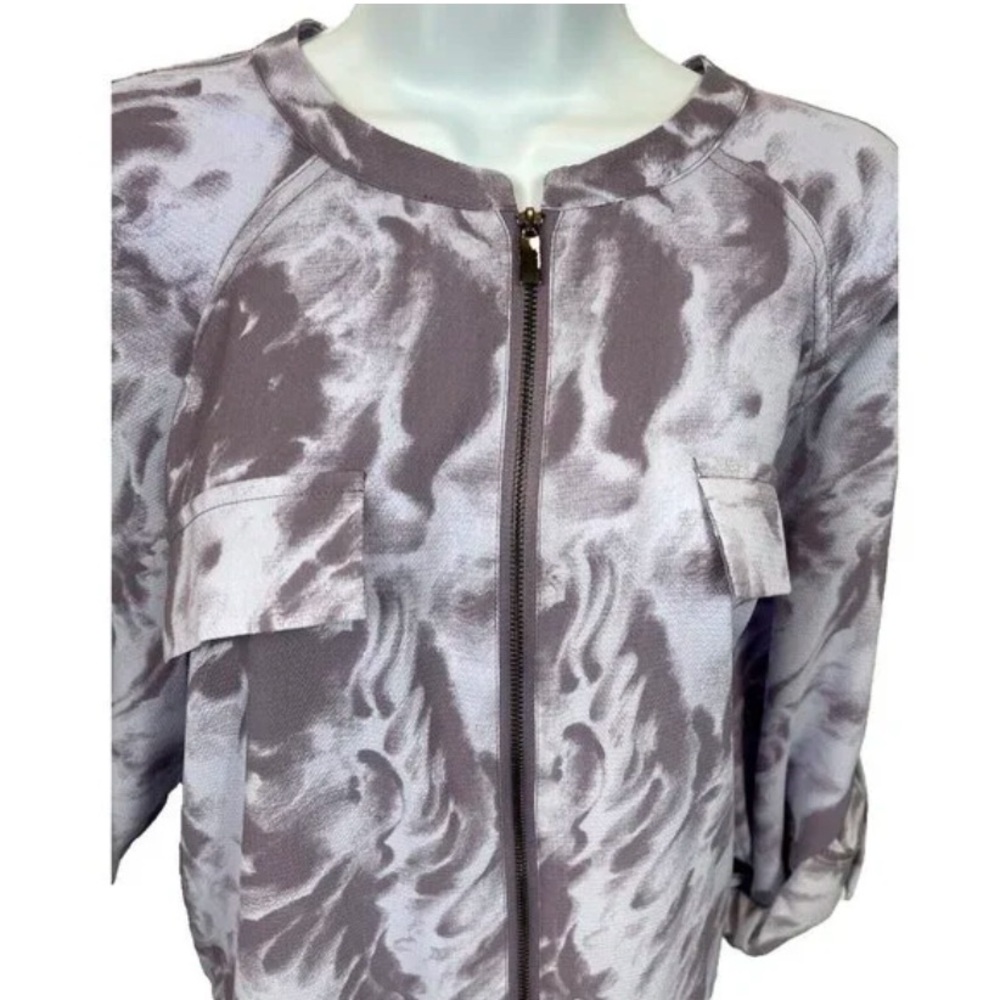 Women's Abstract Patterned Jacket - Picture 5 of 5